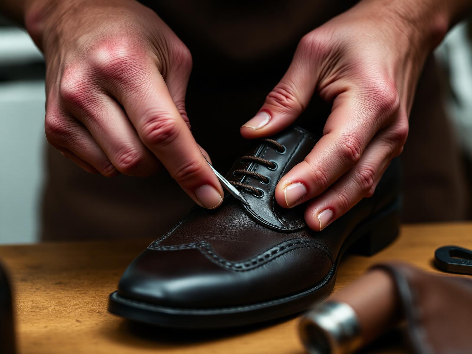 Hand stitching